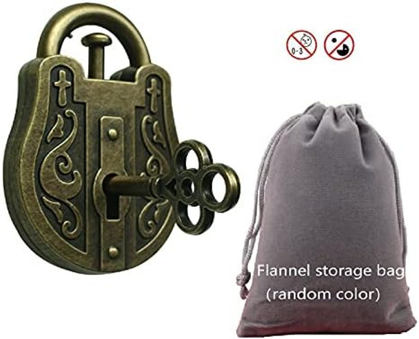 Shuyue Lock and Unlocking 3D Brain Teasers Puzzles Kids Classic Toy Cast Metal Disentanglement Puzzles
B08387YHHX