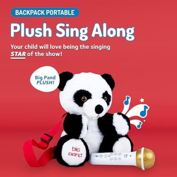 Singing Machine Portable Karaoke Machine for Kids Plush Toy Backpack with Microphone - The Sing Along Crew Big Pand (Black & White) - Built-In Karaoke Speaker with Songs Sound Effects & Recorder
B09M1PDPZ9
