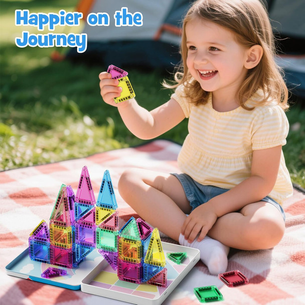 Skfkshf Magnetic Tiles Building Blocks Travel Construction Set STEM Toddler Puzzle Toys for Boys and Girls Ages 3+ Birthday 
B0FCSG1GCB Skfkshf Magnetic Tiles Building Blocks Travel Construction Set STEM Toddler Puzzle Toys for Boys and Girls Ages 3+ Birthday 
B0FCSG1GCB