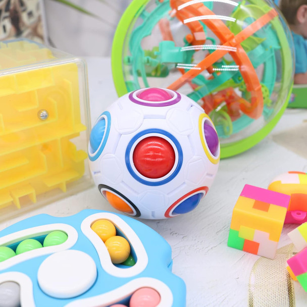 Sobiva 3D Maze Ball and Puzzle Cube Brain Teaser Game for Kids and Adults Spinner Fidget Cube Puzzle Lock Toys 8 Pack
B0BVDB29Z3 Sobiva 3D Maze Ball and Puzzle Cube Brain Teaser Game for Kids and Adults Spinner Fidget Cube Puzzle Lock Toys 8 Pack
B0BVDB29Z3