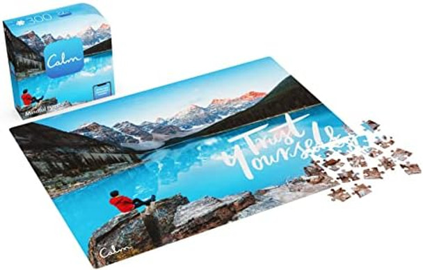 Spin Master Games SPIN MASTER GAMES Spin Master 300-Piece Calm Jigsaw Puzzle for Relaxation Stress Relief and Mood Elevation for Adults and Kids Ages 8 and up Trust Yourself
B095SYKY83