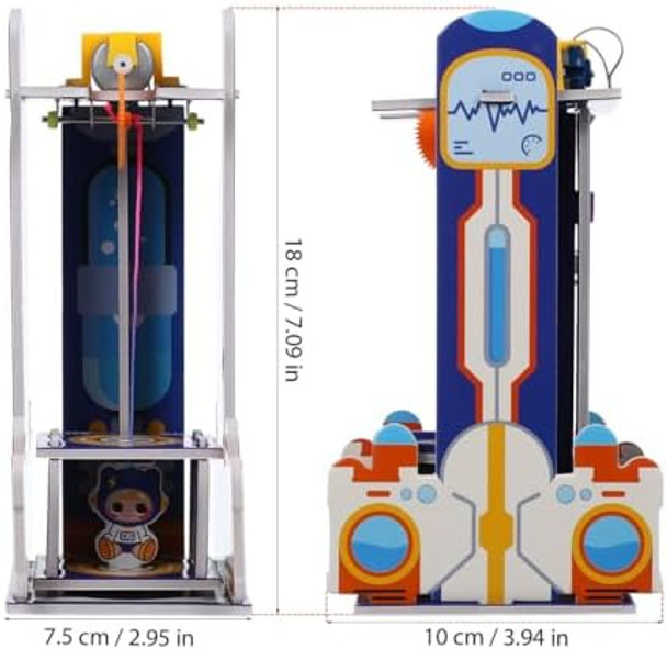 Toyvian Kids Elevator Stem Project Science Experiment Develop Toy DIY 3D Elevator Puzzle for Age 5+
B0F54DN6BL