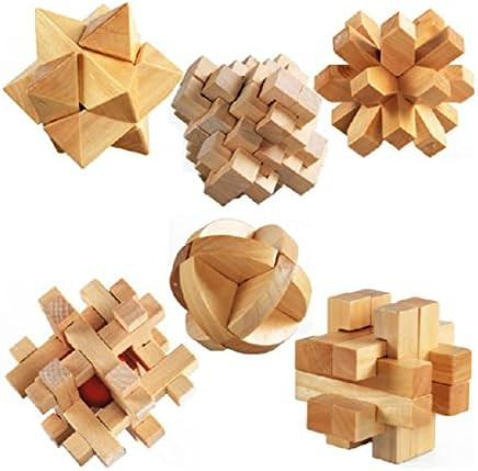 Ult-Unite 3D Wooden Cube Brain Teaser Puzzle
B011TZVE40