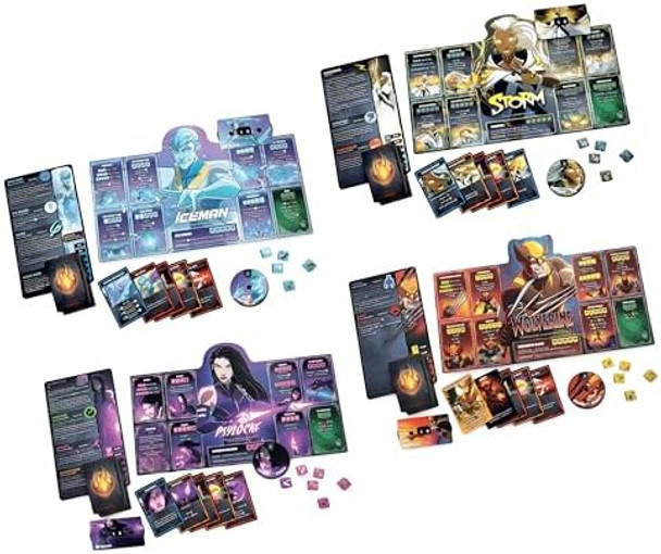 Usaopoly Marvel X-Men Dice Throne Box 1 4 Hero Box Featuring Wolverine Iceman Psylocke & Storm Competitive Dice Board Game Stand-Alone & Cross Compatible with All Dice Throne Heroes Officially Licensed
B0DCL7SHNG