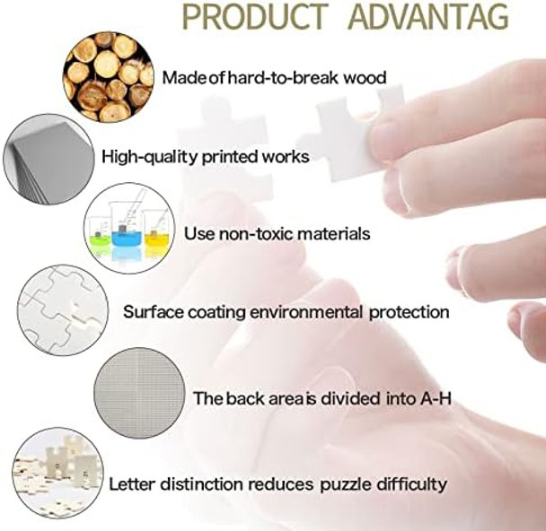 Wacydsd Jigsaw Puzzle 1000 Piece Hippo Family Classic Puzzle 3D Puzzle DIY Kit Wooden Toy Unique Home Decor
B07QDNZBG6