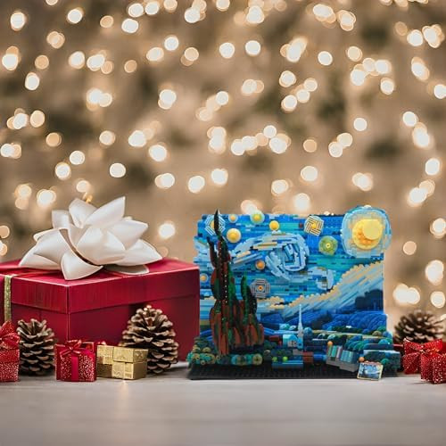 Wehgo The Starry Night Toy Building SetsDIY Building Blocks Van Gogh Starry Sky World PaintingSmall Particles Children's Educational Assemble 3D ModelStacking Blocks for Children and Adults
B0B8J566XN