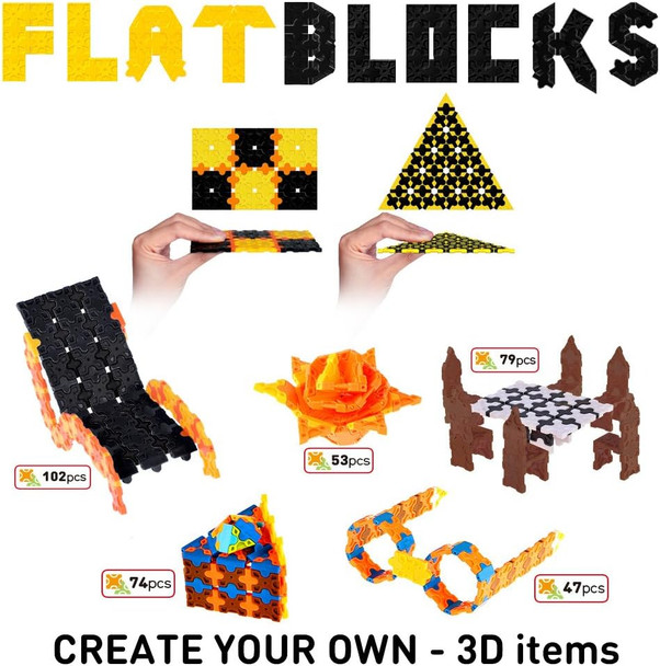 WEoffer what YOUwant 3D Puzzle – 743 Pc STEM DIY Construction Truck – Level 6 Interlocking Mini Blocks – 7 Plastic Building Shapes – Educational Toy Figure Set
B06XSK6CWM