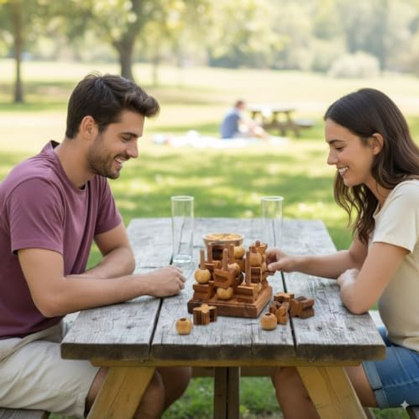 Winshare Puzzles And Games Tic-Tac-Toe 3D Strategy Wooden Game
B005IDO5NW