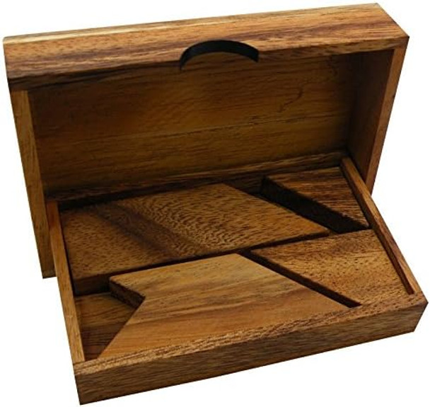 Winshare Puzzles And Games T Letter Puzzle in a Wooden Box - Brain Teaser Puzzle Build The T Letter
B00A654IMU