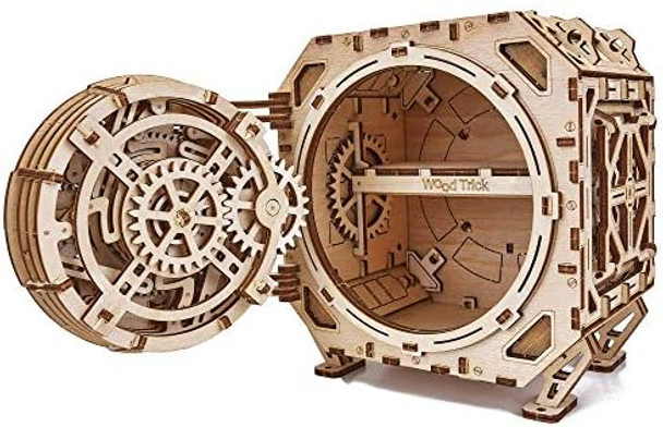 Wood Trick Safe Wooden Model Kit for Adults and Kids to Build - DIY Locker Puzzle Box with Combination - Mechanical - Store Your Precious Items - Heavy Duty Design - 3D Wooden Puzzle
B084TTJCBD