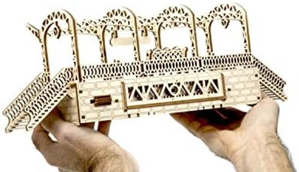 Wooden.City Railway Station 3D Wooden Puzzles for Adults – Build Your Own Railway Station – Self‑Assembly Model DIY for Adults and Teens – 3D Model for Display and Home Décor
B09VHBMM2L