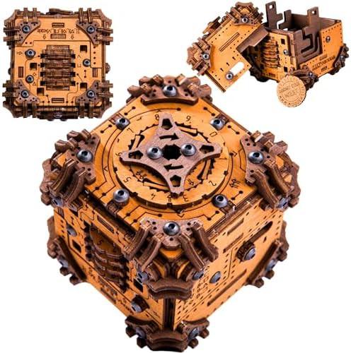 Wooden.City Tesseract's Secret - Wooden Puzzle Box for Adults - 3D Brain Teaser Puzzle Kit - Escape Room in a Box Challenge - Unique for Men & Women - Made in EU
B0FGJZYNYX