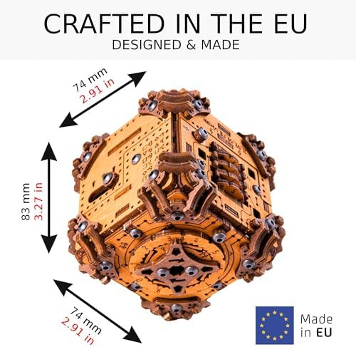 Wooden.City Tesseract's Secret - Wooden Puzzle Box for Adults - 3D Brain Teaser Puzzle Kit - Escape Room in a Box Challenge - Unique for Men & Women - Made in EU
B0FGJZYNYX