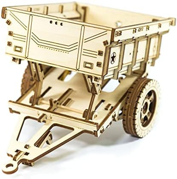Wooden.City Wooden 3D Puzzle Trailer 119 Pieces Engineered Wood DIY Model Kit for Adults
B09VH9L67S