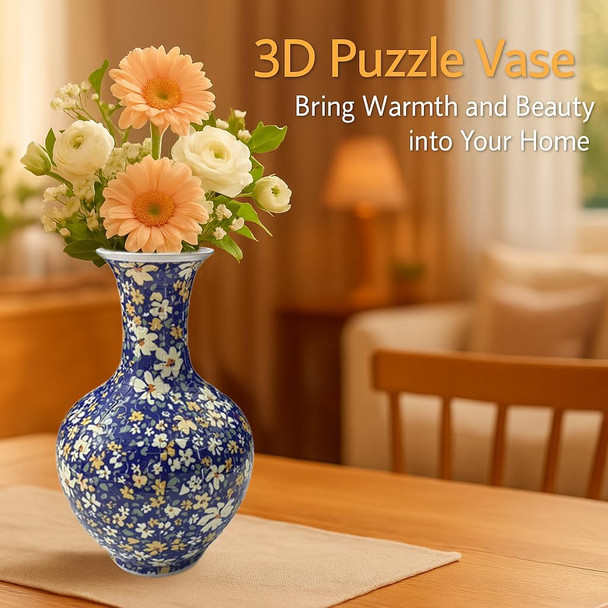 Yizhor 3D Puzzle Flower Vase164 Piece Curved Plastic Jigsaw Vase for Real Flowers Creative DIY Home Décor & Unique (Cat Flower Vase)
B0F8ZYKYL6