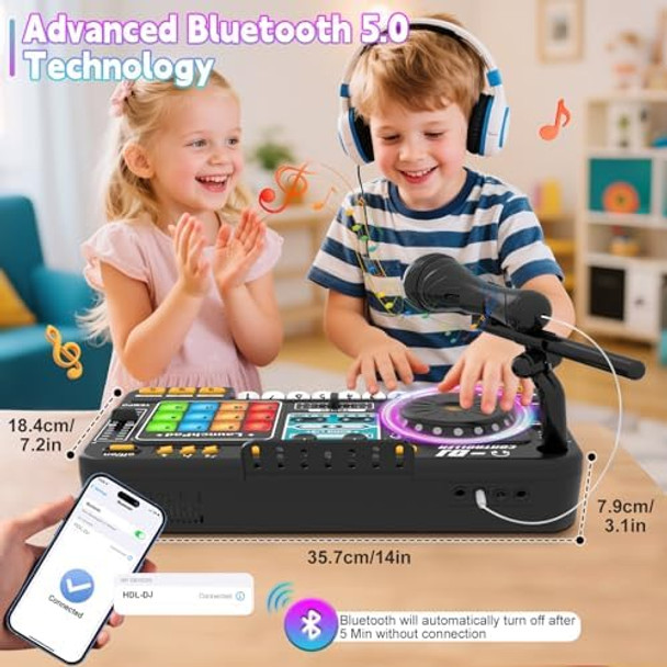 Zerhunt Kids Toys DJ Mixer for Party: Music Toy with Bluetooth & Microphone for Ages 3+ - 2000+ Sound Effects & Colorful Light - Idea for Birthday Holiday
B0FC6B1XLW Zerhunt Kids Toys DJ Mixer for Party: Music Toy with Bluetooth & Microphone for Ages 3+ - 2000+ Sound Effects & Colorful Light - Idea for Birthday Holiday
B0FC6B1XLW