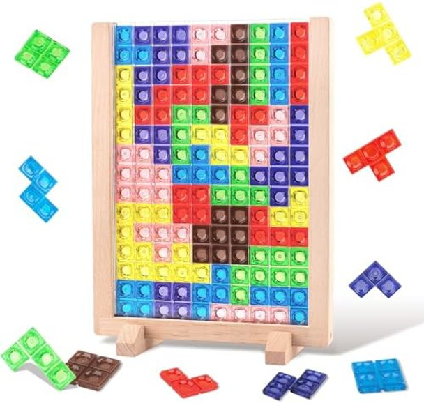 Zhmy Wooden Russian Blocks Puzzle3D Transparent Brain Teaser Toys Stacking Puzzle Toy Tetris for Kids Intelligence Game Montessori Toys for 3 4 5 6 7 Years Old Boys Girls
B0DQLPDXVQ Zhmy Wooden Russian Blocks Puzzle3D Transparent Brain Teaser Toys Stacking Puzzle Toy Tetris for Kids Intelligence Game Montessori Toys for 3 4 5 6 7 Years Old Boys Girls
B0DQLPDXVQ