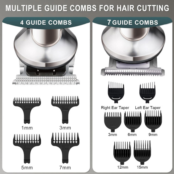 Hatteker Beard Trimmer for Men Waterproof Hair Trimmer Electric Razor, Cordless Hair Clippers Shavers for Men, Shaving Kit for Nose Mustache Body Facial, Beard Grooming Kit Fathers Gifts for Dad