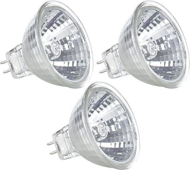 Mr11 Halogen Spot Light Bulb Down Reflector Lamp 20W 12V 2 Prong Stove Hood Range Lighting High Cri Warm White 20 Watt Gu4 Dimmable Replacement Gl Fiber Optic Bab C Bright Kitchen 45° Beam I 3 Pack