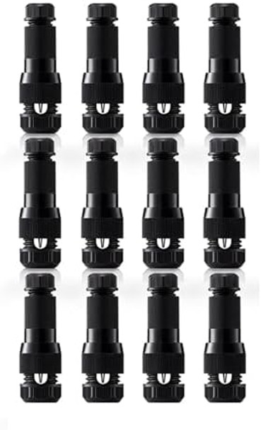 4Pack 6W Low Voltage Landscape Lights With Connectors - 12-24V Led In-Ground Lights Ip67 Waterproof Garden Lighting For Yard Pathway Driveway Deck (Cool White)