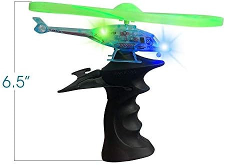 Artcreativity Light Up Flying Helicopter Toys For Kids – Set Of 2 With Led Lights Handheld Launcher Soars Over 8 Feet – Outdoor Indoor Party Favors Birthday s For Boys & Girls Ages 3+
