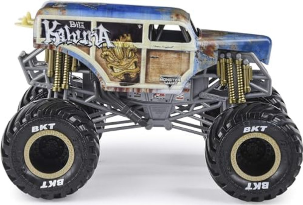 Monster Jam Official Big Kahuna And Monster Jam Official El Toro Loco Monster Truck Collector Die-Cast Vehicle 1:24 Scale Bundle