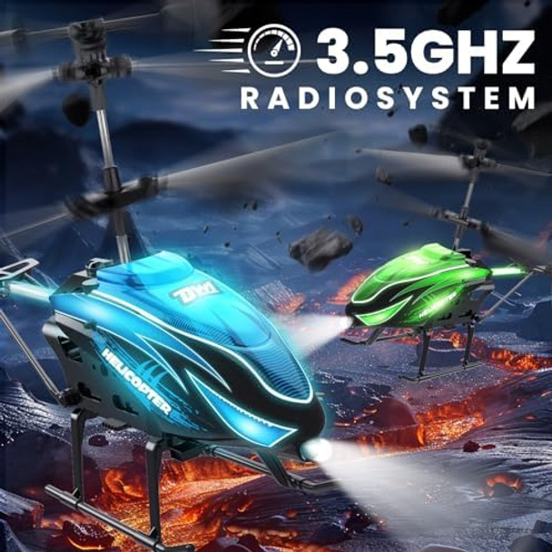 Botzilla Rc Helicopter Remote Control Helicopter For Kids & Adults 7+1 Led Light Modes Altitude Hold One-Key Start/Land And Auto Hover Remote Control Toy For Ages 8+ Boys Girls