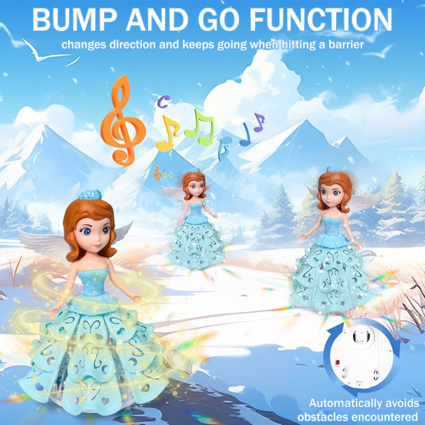 Enchanting Rotating Princess Dancing Robot Toy With Colorful LightsMusic & Interactive FeaturesPerfect Christmas-Birthdays s For Little Kids Girls Boys Ages 3+ Year Olds Enchanting Rotating Princess Dancing Robot Toy With Colorful LightsMusic & Interactive FeaturesPerfect Christmas-Birthdays s For Little Kids Girls Boys Ages 3+ Year Olds