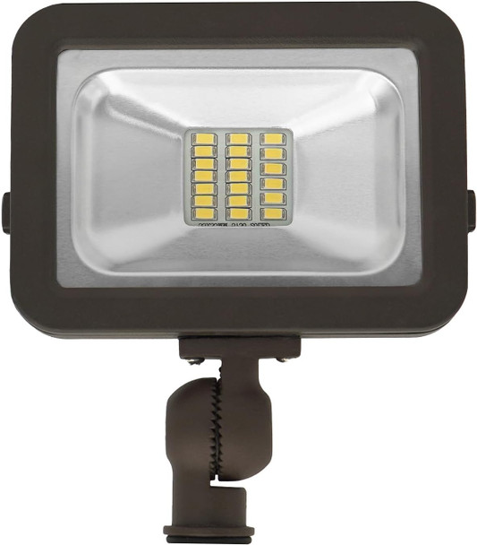 Cea Led Flood Light 10W963Lm 4000K Natural White Lp 65 Waterproof Ul Listed Knuckle Mounting Outdoor Lights For HouseBackyard Lights Outdoor Patio (Black)