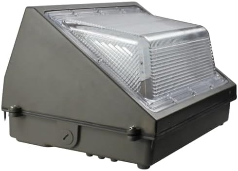 100W 480V Led Wall Pack Light High Voltage Commercial Outdoor Security Lighting Wall Lamp Dark Bronze Dlc Lighing Facts
