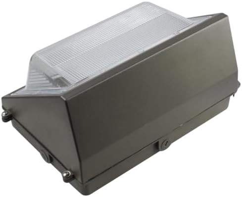 100W 480V Led Wall Pack Light High Voltage Commercial Outdoor Security Lighting Wall Lamp Dark Bronze Dlc Lighing Facts