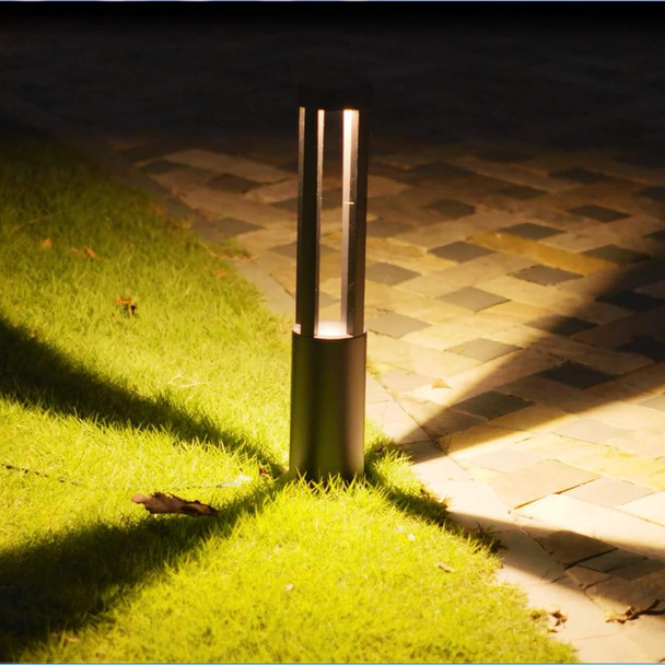 Led Landscape Path Lights 10W2 Ft/ 60Cm HeightWaterproof Aluminum Cylindrical Outdoor Garden Accent Pathway And Spread Area LightingWarm White(100-240V Ac)