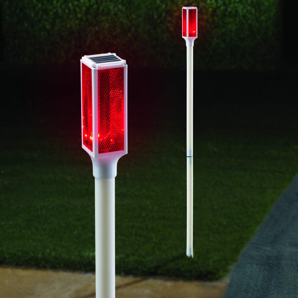 Collections Etc Solar Driveway Marker Lights - Set Of 2