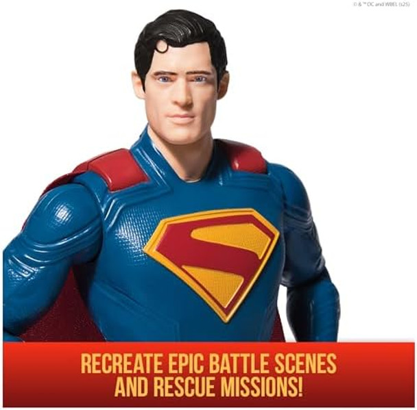 Dc Comics Superman 12-Inch Superhero Action Figure Kids Toys For Boys And Girls Pretend Play For Ages 4 And Up
