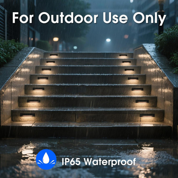 Energetic 5Cct Led Step Lights Low Voltage 8 Inch Deck Lights Outdoor For Driveway Garden Porch Stairway 5W 2200K/2700K/3000K/4000K/5000K Ip65 Waterproof Aluminum Oil Rubbed Bronze Pack Of 8