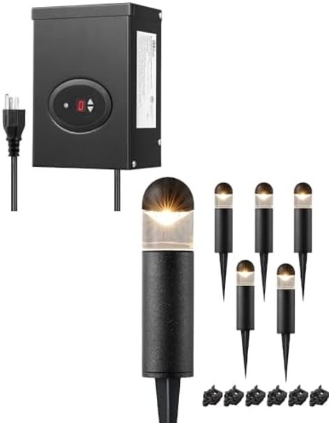 Dewenwils 300W Low Voltage Landscape Transformer Outdoor Bollard Lights With Timer Photocell Sensor Compatible With Smart Home System Motion Sensor Dewenwils 300W Low Voltage Landscape Transformer Outdoor Bollard Lights With Timer Photocell Sensor Compatible With Smart Home System Motion Sensor