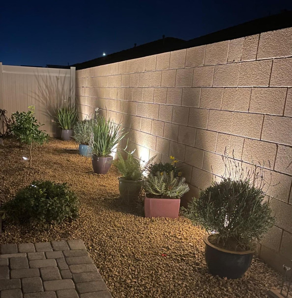 Low Voltage Landscape LightingOutdoor Landscaep Well Light12W 12-24V Ac/Dc In-Ground Garden Light 5000K Daylight Paver Lights For PathwayFence