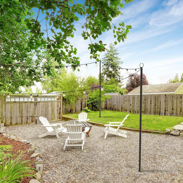 Espird String Light Poles For Outside 4 Pack 10 Feet Outdoor String Lights Poles For String Lights Backyard Patio Light Poles For Bistro Party Wedding Metal Outdoor String Light Pole Espird String Light Poles For Outside 4 Pack 10 Feet Outdoor String Lights Poles For String Lights Backyard Patio Light Poles For Bistro Party Wedding Metal Outdoor String Light Pole