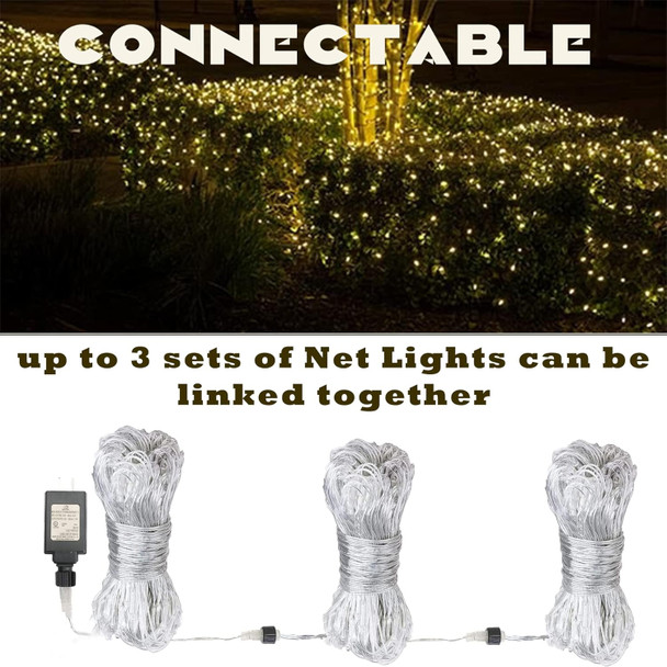 Eueasy Led Lights Outdoor Fairy Lights Chandelier - 270L Gazebo Net Lights With 8 Lighting Modes 10×10 Ft Chandelier For Pergolas，Wedding Bush Christmas