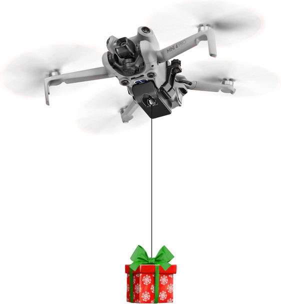 Mini 4 Pro Airdrop System Downlight For Dji Mini 4 Pro AccessoriesPayload/Delivery/Transport Drop Release Device For Dji Mini 4 Pro(Fishing Drone/Wedding/Film And Tv Shooting/Rescue)