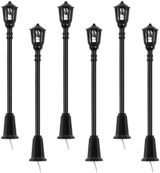 20Pcs Led Miniature Street Lamps Hexagonal Solar Lamp Posts For DioramaRetro Black Design Ideal For Model Trains Sand Tables And Architectural Displays For Hobbyists & Diy Enthus 20Pcs Led Miniature Street Lamps Hexagonal Solar Lamp Posts For DioramaRetro Black Design Ideal For Model Trains Sand Tables And Architectural Displays For Hobbyists & Diy Enthus