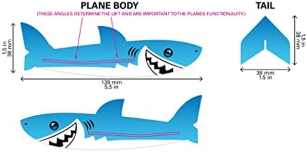 Fun Express Shark Glider - Toys - 48 Pieces Lightweight Glider Planes For Boys & Girls Individually Packaged Flying Airplanes Goodie Bag Fillers For Kids - Vbs Vacation Bible School Supplies/Decor Fun Express Shark Glider - Toys - 48 Pieces Lightweight Glider Planes For Boys & Girls Individually Packaged Flying Airplanes Goodie Bag Fillers For Kids - Vbs Vacation Bible School Supplies/Decor