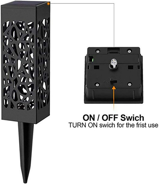 Gazelle Trading Solar Powered Waterproof Path Dancing Flames Light Torch Solar Torch Lamp Led Light Flickering Garden Landscape Lawn Lamp