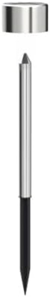 Gigalumi Solar Pathway Lights 12 Pack Stainless Steel Ip44 Waterproof Auto On/Off Outdoor Led Pathway Landscape Solar Lights For Garden Yard Patio Path And Walkway. (Cold White)