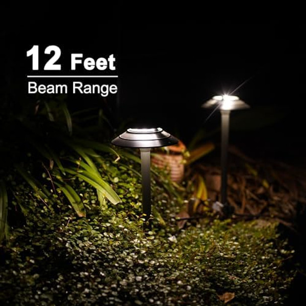 Goodsmann Pathway Lights 3W Led 10Pk Outdoor Low Voltage Landscape Lighting 180 Lumen 2 Tier Pagoda Path Lights With Wire 100Ft 16Awg 2- Conductor Landscape Lighting Cable Direct Burial Wire Goodsmann Pathway Lights 3W Led 10Pk Outdoor Low Voltage Landscape Lighting 180 Lumen 2 Tier Pagoda Path Lights With Wire 100Ft 16Awg 2- Conductor Landscape Lighting Cable Direct Burial Wire