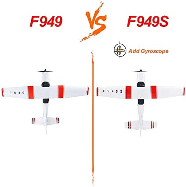 Goolrc Wltoys F949S Rc Airplane 2.4Ghz 3Ch Rc Plane With Gyroscope Epp Remote Control Airplane Easy To Fly Rc Aircraft With 3 Batteries