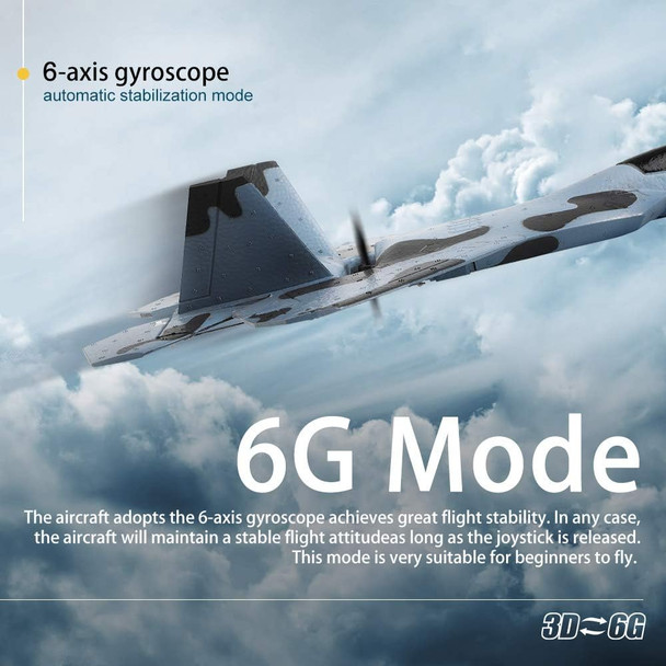 Goolrc Wltoys Xks A180 Rc Airplane 2.4Ghz 2 Channel Remote Control Plane With 6 Axis Gyro System Adjustable Rudder Brushless Motor And 1 Batteries Easy To Fly Rtf Foam Rc Aircraft For Adults