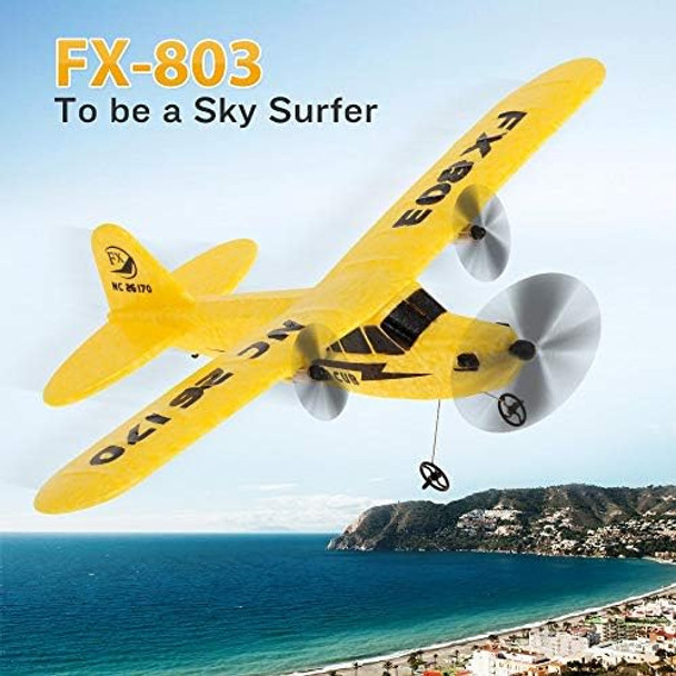 Goolsky Fx-803 Rc Airplane 2.4G 2Ch 340Mm Wingspan Remote Control Glider Fixed Wing Aircraft