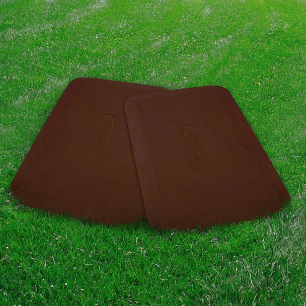 Gorilla Playsets 09-0012-Pair-G Protective Rubber Mat For Swing Set Of 2 Mats Green