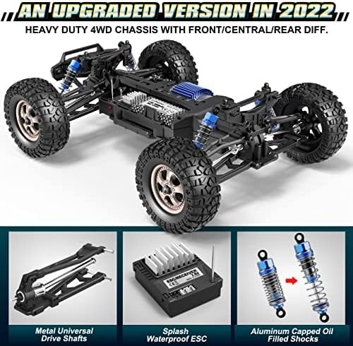 Haiboxing 2995 Remote Control Truck 1:12 Scale Rc Buggy 550 Motor Version 42Km/H High Speed Rc Cars Electric Powered 4X4 Off-Road Rtr Ideal Hobby For Kids& Adults 40+ Min Play